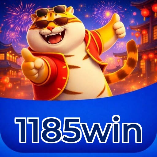 Interface do aplicativo 1185win mostrando jogos disponíveis no iOS e Android